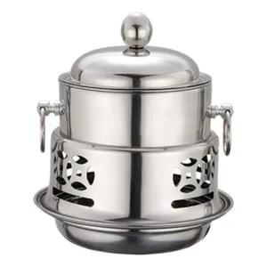 Buy SOGA Stainless Steel Mini Asian Buffet Hot Pot Single Person Shabu Alcohol Stove Burner with Lid Online - Business & Industrial/Food Service/Plate & Dish Warmers - 1 - NZ Depot Free Shipping