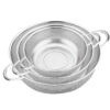 SOGA Stainless Steel Perforated Metal Colander Set Food Strainer Basket Mesh Net Bowl with 2 Handle, Home & Living>Kitchen & Dining>Kitchen Tools & Utensils>Food Strainers, , , , ,  - NZ DEPOT 1