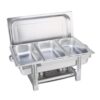 SOGA Triple Tray Stainless Steel Chafing Catering Dish Food Warmer, Furniture>Kitchen & Dining Room Furniture>Buffets, Sideboards & Kitchen Islands, , , , ,  - NZ DEPOT 1