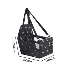Buy SOGA Waterproof Pet Booster Car Seat Breathable Mesh Safety Travel Portable Dog Carrier Bag Black Online - Pet Supplies/Dogs/Carriers & Travel Products - 2 - NZ Depot Free Shipping