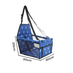 Buy SOGA Waterproof Pet Booster Car Seat Breathable Mesh Safety Travel Portable Dog Carrier Bag Blue Online - Pet Supplies/Dogs/Carriers & Travel Products - 2 - NZ Depot Free Shipping