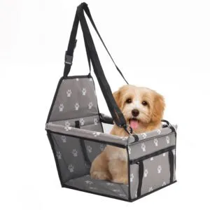 Buy SOGA Waterproof Pet Booster Car Seat Breathable Mesh Safety Travel Portable Dog Carrier Bag Grey Online - Pet Supplies/Dogs/Carriers & Travel Products - 1 - NZ Depot Free Shipping