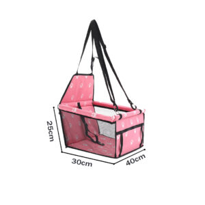 SOGA Waterproof Pet Booster Car Seat Breathable Mesh Safety Travel Portable Dog Carrier Bag Pink, Pet Supplies, Dogs, Carriers & Travel Products, , ,  - NZ DEPOT 2