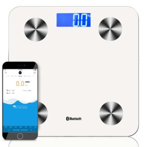 SOGA Wireless Bluetooth Digital Body Fat Scale Bathroom Health Analyser Weight White, home & living > bathroom > bathroom accessories > bathroom scales, , , , ,  - NZ DEPOT 1