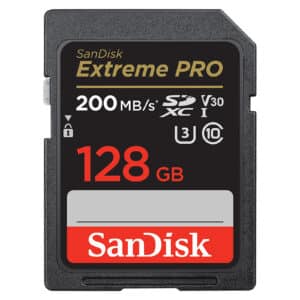 SanDisk Extreme Pro 128GB SDXC 200MB/s read