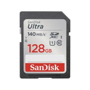 SanDisk Ultra Series 128GB SDXC up to 140MB/s SD Card