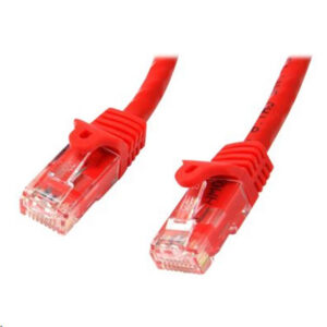 StarTech N6PATC1MRD 1m CAT6 Ethernet Cable - Red CAT 6 Gigabit Ethernet Wire -650MHz 100W PoE++ RJ45 UTP Category 6 Network/Patch Cord Snagless w/Strain Relief Fluke Tested UL/TIA Certified - NZ DEPOT
