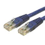 StarTech C6PATCH7BL 2.1m CAT6 Ethernet Cable - Blue CAT 6 Gigabit Ethernet Wire -650MHz 100W PoE++ RJ45 UTP Molded Category 6 Network/Patch Cord w/Strain Relief/Fluke Tested UL/TIA Certified