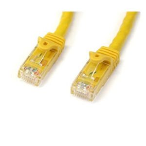 StarTech N6PATC3MYL 3m CAT6 Ethernet Cable - Yellow CAT 6 Gigabit Ethernet Wire -650MHz 100W PoE++ RJ45 UTP Category 6 Network/Patch Cord Snagless w/Strain Relief Fluke Tested UL/TIA Certified - NZ DEPOT