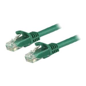 StarTech N6PATC50CMGN 50cm CAT6 Ethernet Cable - Green CAT 6 Gigabit Ethernet Wire -650MHz 100W PoE++ RJ45 UTP Category 6 Network/Patch Cord Snagless w/Strain Relief Fluke Tested UL/TIA Certified - NZ DEPOT