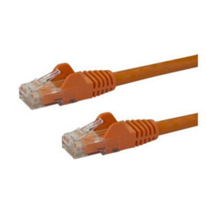 StarTech N6PATC50CMOR 50cm CAT6 Ethernet Cable - Orange CAT 6 Gigabit Ethernet Wire -650MHz 100W PoE++ RJ45 UTP Category 6 Network/Patch Cord Snagless w/Strain Relief Fluke Tested UL/TIA Certified - NZ DEPOT