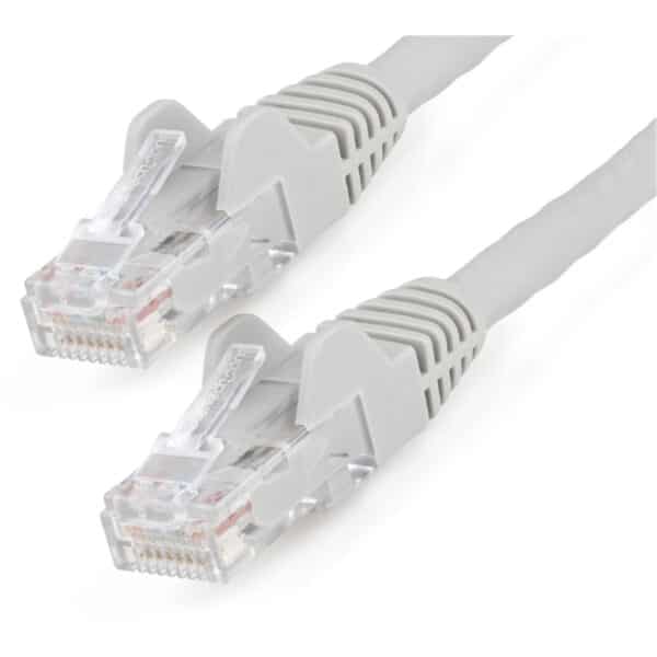 StarTech N6LPATCH15MGR Ethernet Cable - 15m LSZH CAT6 - Grey - NZ DEPOT