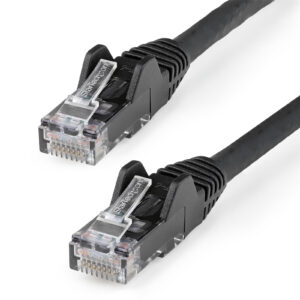 StarTech N6LPATCH5MBK 5m LSZH CAT6 Ethernet Cable 10GbE Black > PC Peripherals & Accessories > Cables > Network & Telephone Cables - NZ DEPOT
