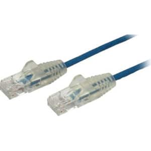 StarTech N6PAT50CMBLS Cable - Blue Slim CAT6 Patch Cord 0.5m - NZ DEPOT