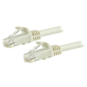 StarTech N6PATC10MWH 10m CAT6 Ethernet Cable - White CAT 6 Gigabit Ethernet Wire -650MHz 100W PoE++ RJ45 UTP Category 6 Network/Patch Cord Snagless w/Strain Relief Fluke Tested UL/TIA Certified - NZ DEPOT