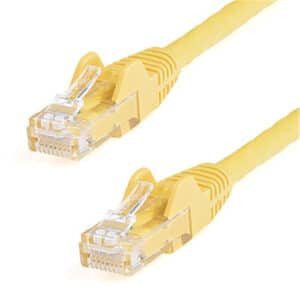 StarTech N6PATC1MYL 1m CAT6 Ethernet Cable - Yellow CAT 6 Gigabit Ethernet Wire -650MHz 100W PoE++ RJ45 UTP Category 6 Network/Patch Cord Snagless w/Strain Relief Fluke Tested UL/TIA Certified - NZ DEPOT