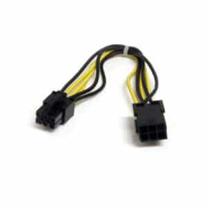 StarTech PCIEPOWEXT 8in 6 pin PCIe Power Extension Cable - NZ DEPOT