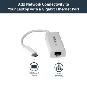 StarTech US1GC30W USB C to Gigabit Network Adapter NZDEPOT 1