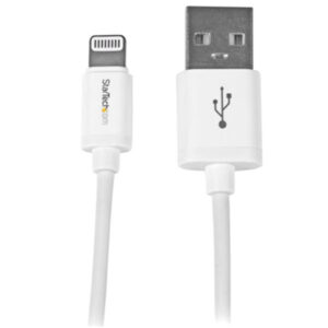 StarTech USBLT1MW 1m White 8-pin Lightning to USB Cable - NZ DEPOT