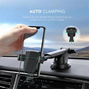 UGREEN 60990 Gravity Phone Holder with Suction Cup Black NZDEPOT 1