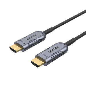 Unitek C11027DGY 5M Ultrapro HDMI2.1 Active Optical Cable Color Space Grey Black NZDEPOT - NZ DEPOT
