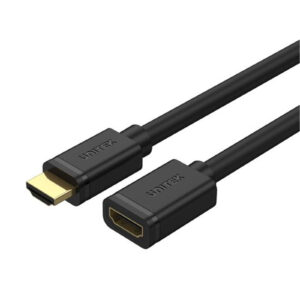 Unitek Y C166K 3M HDMI 2.0 Extension Male to HDMI Female Cable Supports 4K 6Hz HDR1HDCP2.23D 7.1 Surround Sound Gold Plated Connectors High Speed 18Gbps 28AWG NZDEPOT - NZ DEPOT