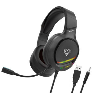 Vertux Amplified Over Ear Gaming Headset - Black - NZ DEPOT