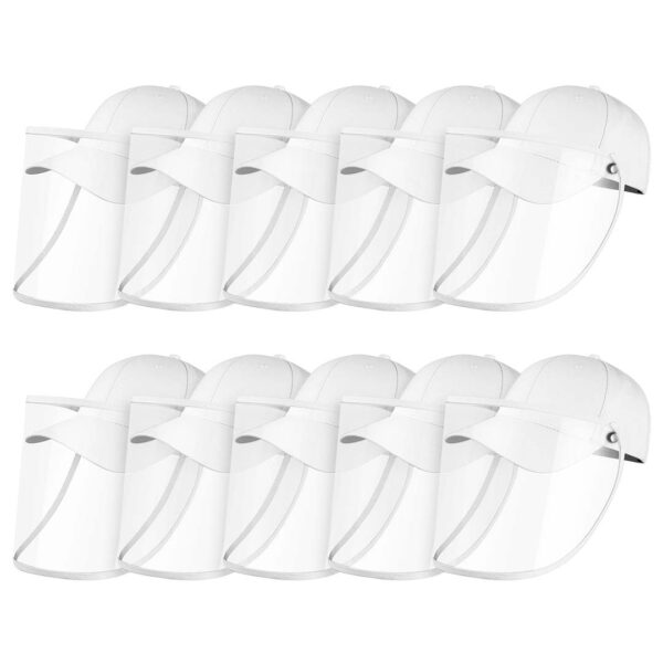 10X Outdoor Protection Hat Anti-Fog Pollution Dust Protective Cap Full Face HD Shield Cover Adult White, Business & Industrial, Work Safety Protective Gear, Protective Masks, , ,  - NZ DEPOT 1