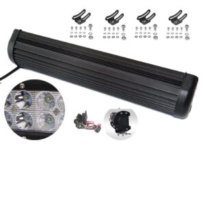 23inch 144W Cree Led Light Bar Spot Flood Light 4x4 Offroad Work Ute Atv 12v 24v, garden, tools & hardware, automotive parts & accessories, parts & servicing, vehicle lighting, ,  - NZ DEPOT 2