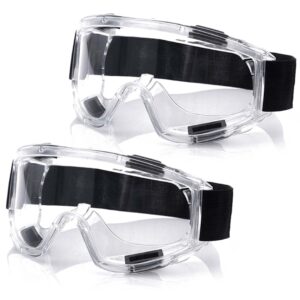 2X Clear Protective Eye Glasses Safety Windproof Lab Goggles Eyewear, Sports & Outdoors, Water Sports, Swimming, Goggles, ,  - NZ DEPOT 1