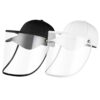 2X Outdoor Protection Hat Anti-Fog Pollution Dust Protective Cap Full Face HD Shield Cover Adult Black/White, Business & Industrial>Work Safety Protective Gear>Protective Masks, , , , ,  - NZ DEPOT 1