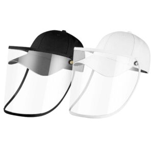 2X Outdoor Protection Hat Anti-Fog Pollution Dust Protective Cap Full Face HD Shield Cover Adult Black/White, Business & Industrial, Work Safety Protective Gear, Protective Masks, , ,  - NZ DEPOT 1