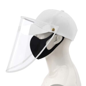 2X Outdoor Protection Hat Anti-Fog Pollution Dust Protective Cap Full Face HD Shield Cover Adult White, Business & Industrial, Work Safety Protective Gear, Protective Masks, , ,  - NZ DEPOT 2