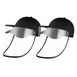 2X Outdoor Protection Hat Anti-Fog Pollution Dust Protective Cap Full Face HD Shield Cover Kids Black, Business & Industrial, Work Safety Protective Gear, Protective Masks, , ,  - NZ DEPOT 1