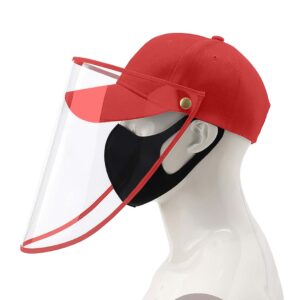 2X Outdoor Protection Hat Anti-Fog Pollution Dust Protective Cap Full Face HD Shield Cover Kids Red, Business & Industrial, Work Safety Protective Gear, Protective Masks, , ,  - NZ DEPOT 2