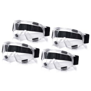 4X Clear Protective Eye Glasses Safety Windproof Lab Goggles Eyewear, Sports & Outdoors, Water Sports, Swimming, Goggles, ,  - NZ DEPOT 1