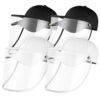 4X Outdoor Protection Hat Anti-Fog Pollution Dust Protective Cap Full Face HD Shield Cover Adult Black/White, Business & Industrial>Work Safety Protective Gear>Protective Masks, , , , ,  - NZ DEPOT 1