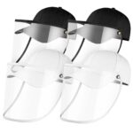 4X Outdoor Protection Hat Anti-Fog Pollution Dust Protective Cap Full Face HD Shield Cover Adult Black/White, Business & Industrial>Work Safety Protective Gear>Protective Masks, , , , ,  - NZ DEPOT 1