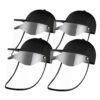 4X Outdoor Protection Hat Anti-Fog Pollution Dust Protective Cap Full Face HD Shield Cover Kids Black, Business & Industrial>Work Safety Protective Gear>Protective Masks, , , , ,  - NZ DEPOT 1