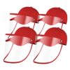 4X Outdoor Protection Hat Anti-Fog Pollution Dust Protective Cap Full Face HD Shield Cover Kids Red, Business & Industrial>Work Safety Protective Gear>Protective Masks, , , , ,  - NZ DEPOT 1