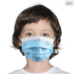 60 Pcs Anti Dust Filter Disposable Protective Sanitary Face Mask Kids, Business & Industrial>Medical>Medical Supplies>Disposable Face Masks, , , , ,  - NZ DEPOT 1