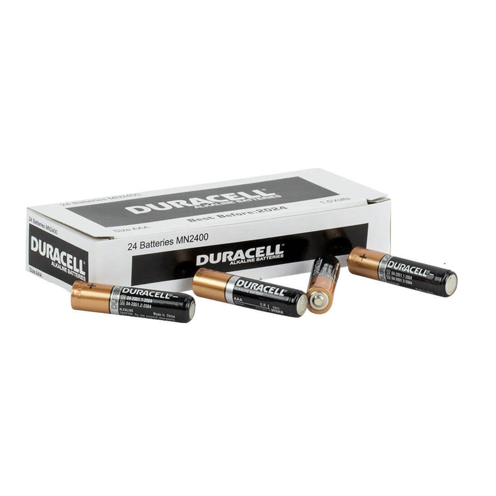 Duracell Coppertop 1.5V AA battery box of 24