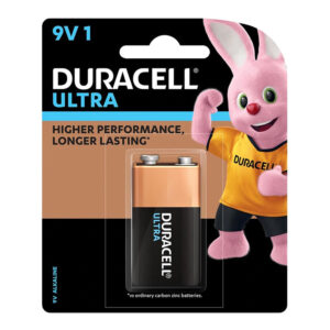 Duracell Ultra Alkaline 9V Battery long lasting Single Pack ideal for smoke alarms - NZ DEPOT