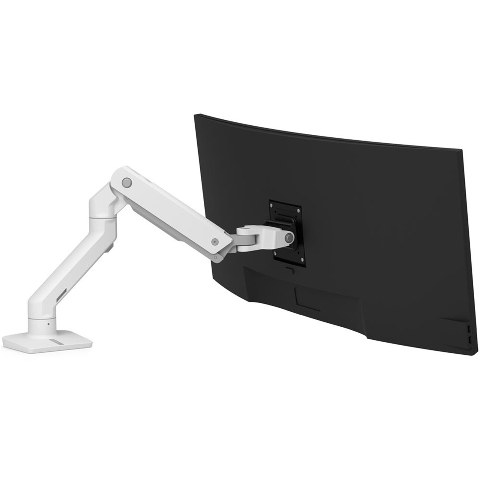 Ergotron 45647224 HX Desk Monitor Arm with HD Pivot Matte Black