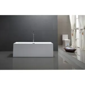 Buy Freestanding Bath - Cathy Rectangle 1500mm Online - Baths - FreeStanding Bath Tub - 3 - NZ Depot Delivery