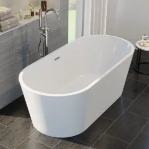 Buy Freestanding Bath Royce Oval 1500mm Online - Baths - FreeStanding Bath Tub - 1 - NZ Depot Delivery