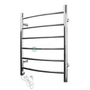 Heated Towel Rail Round 6 Bar ETW1-3 Right