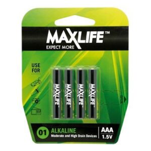 Maxlife AAA Alkaline 4 Pack - NZ DEPOT