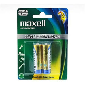 Maxell LR6GD-2B ALKALINE BATTERY AA 2 PACK BLISTER - NZ DEPOT