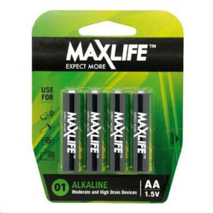 Maxlife AA Alkaline 4 Pack - NZ DEPOT